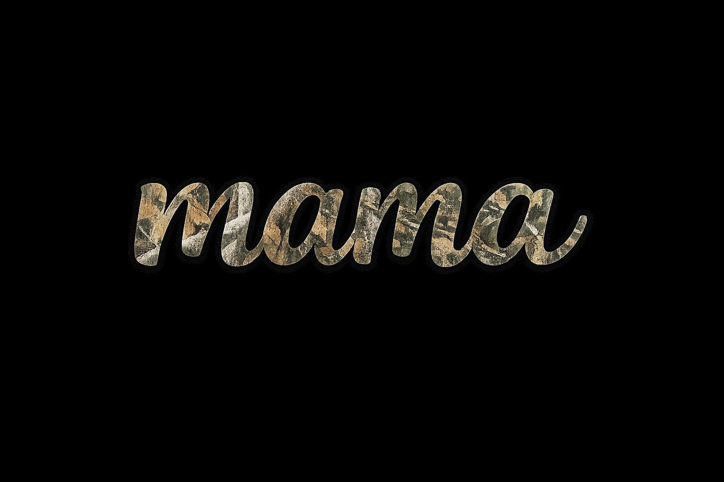 Mama Camo sticker