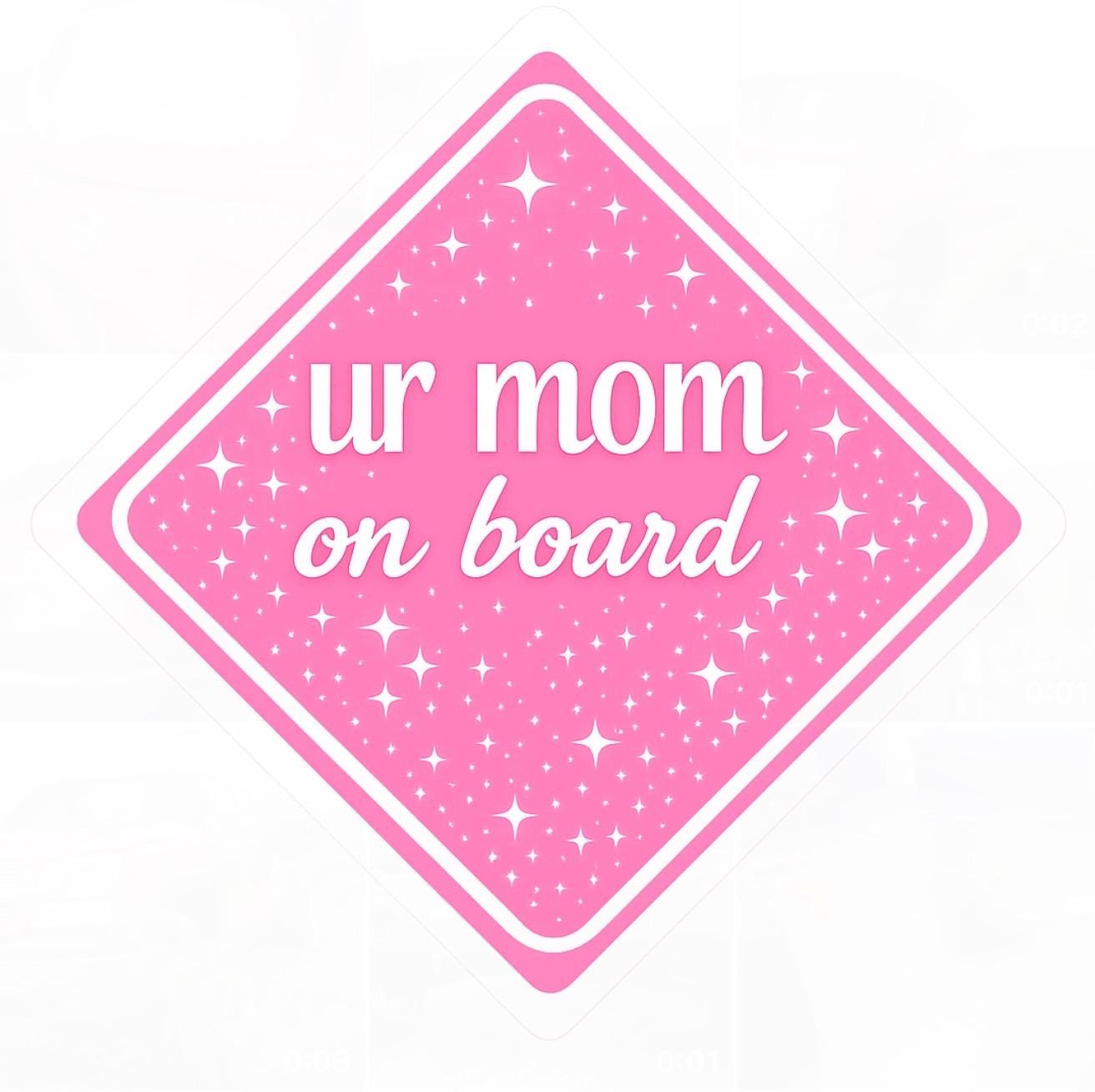 MILF on board sticker