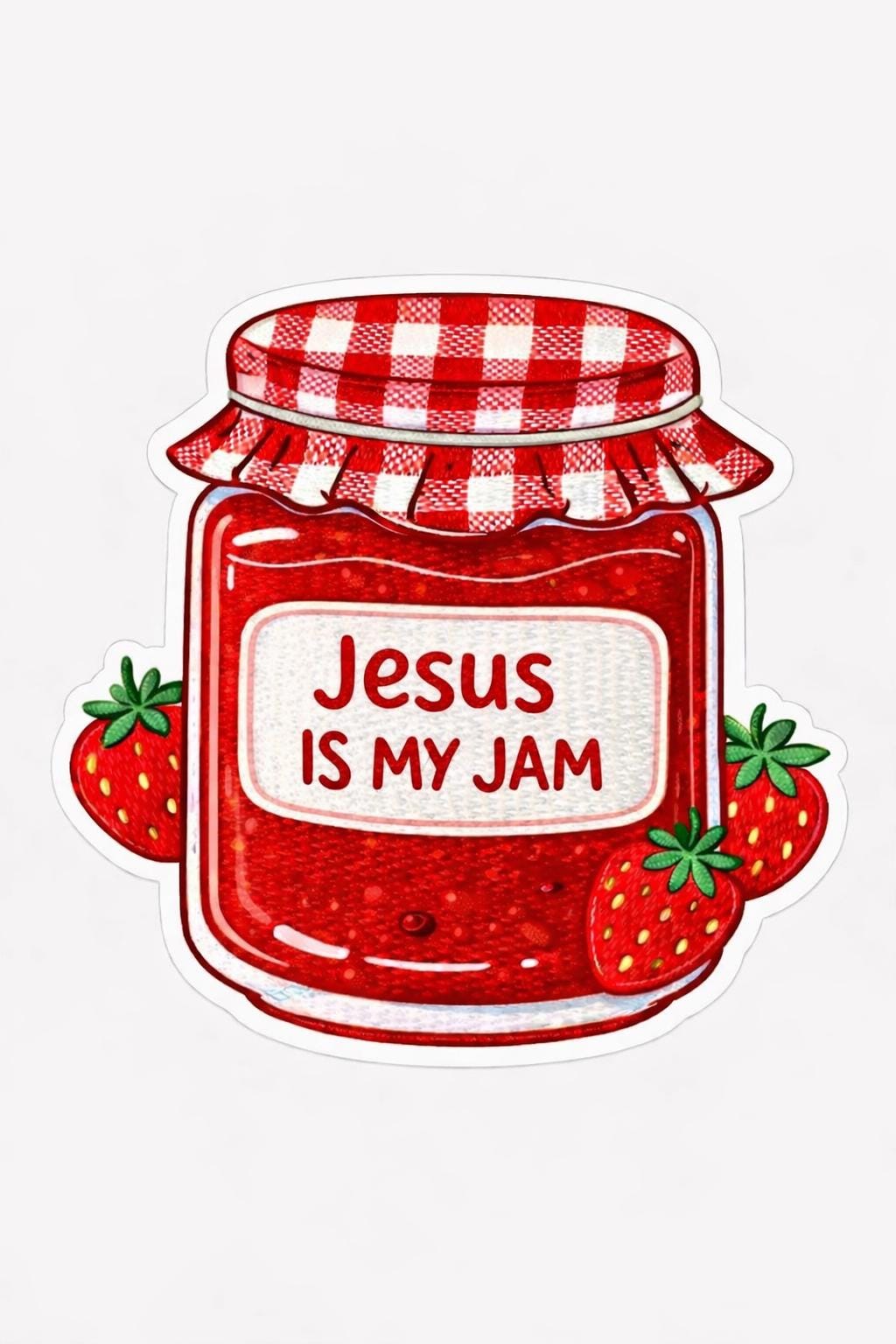 Jesus is my jam sticker